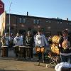 Tubabu and Foliba at the Des Moines Marathon.