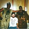 Fellow Malians Abdoul Doumbia and Madou Dembele at North Carolina Drum Camp.
