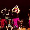 Dancers - Laura, Ellie, and Devi - from Algona, IA, at the Vaudeville Mews. Des Moines, IA.