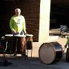 Foliba and Tubabu at the Des Moines Marathon. Yearly ritual.